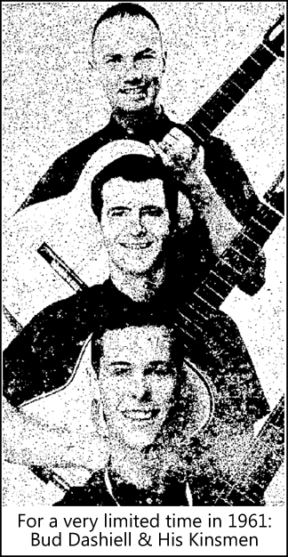 Bud & The Kinsmen photo in old news article